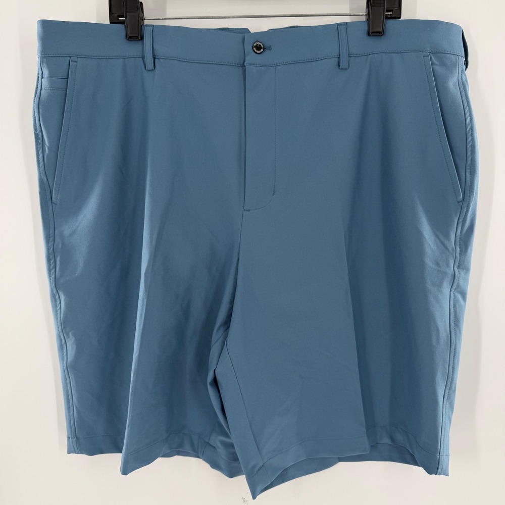 Dunning Golf Mens Performance Shorts Force Blue Size 40 D7S13H055 10 Inch Inseam